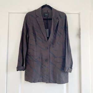 Rails Flynn Blazer Abstract Tiger Stripes - S